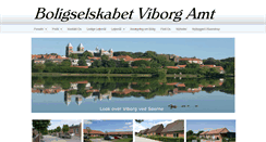 Desktop Screenshot of boligselskabetviborgamt.dk