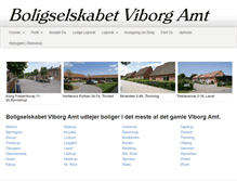Tablet Screenshot of boligselskabetviborgamt.dk